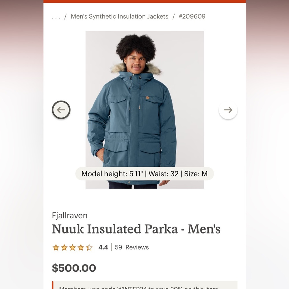 Fjallraven Nuuk Insulated Parka